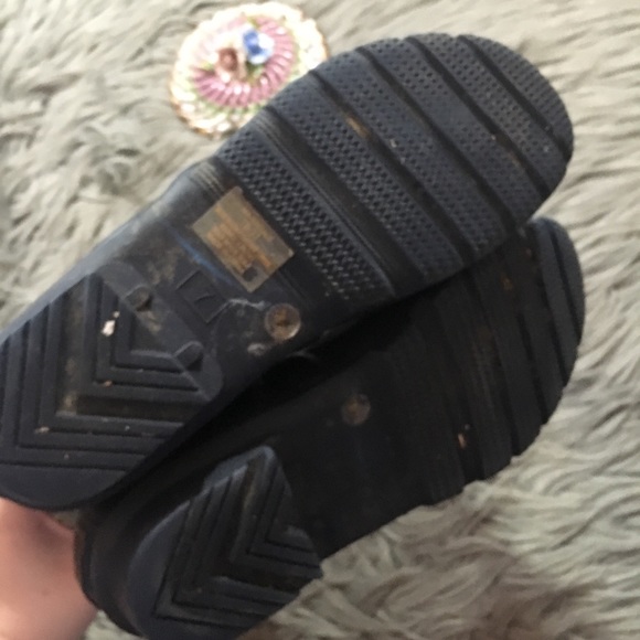 BCBG Max Azria Vintage Rain NAVY Boots Studded - Picture 5 of 8